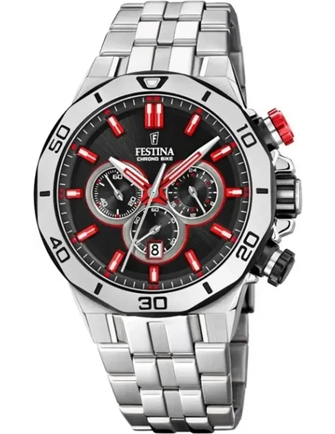 Festina F20448/7 montre homme, cadran noir style bike