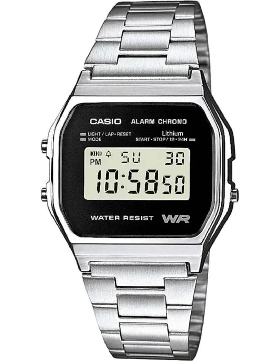 Montre Homme Casio A158WEA-1EF Argent