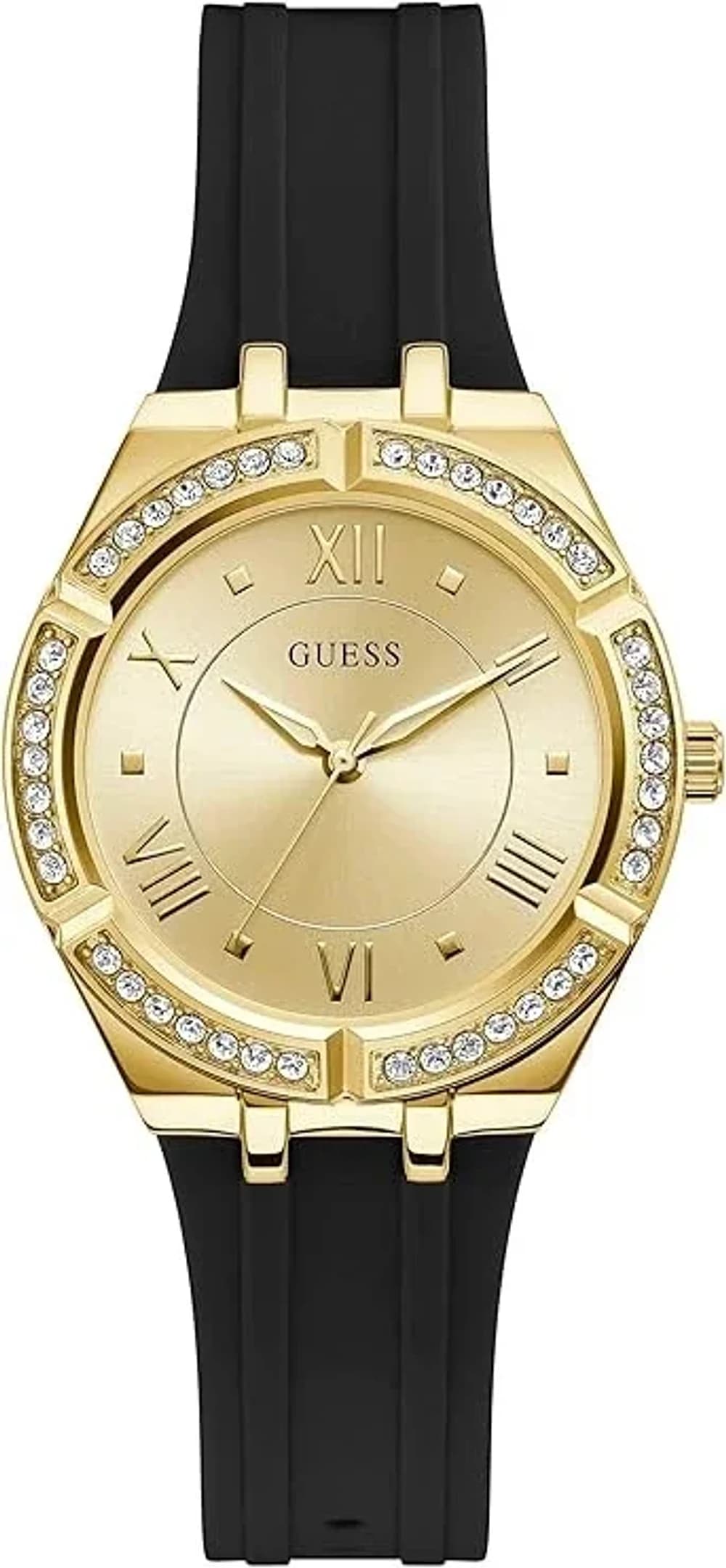 Montre Femme Guess Cosmo GW0034L1 bracelet en silicone noir