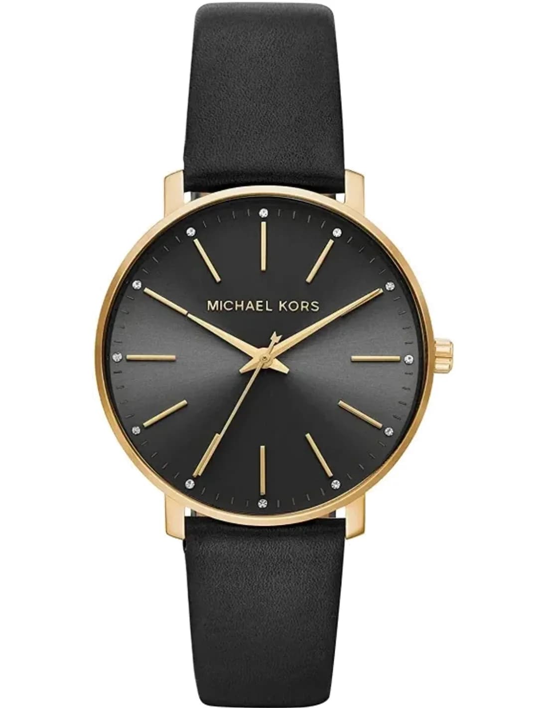 Montre Femme Michael Kors Pyper MK2747 bracelet cuir noir