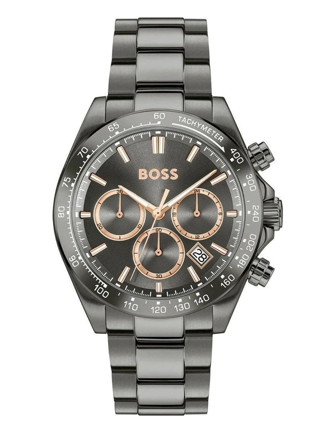Montre Hugo Boss 1514299 homme cadran gris bracelet acier