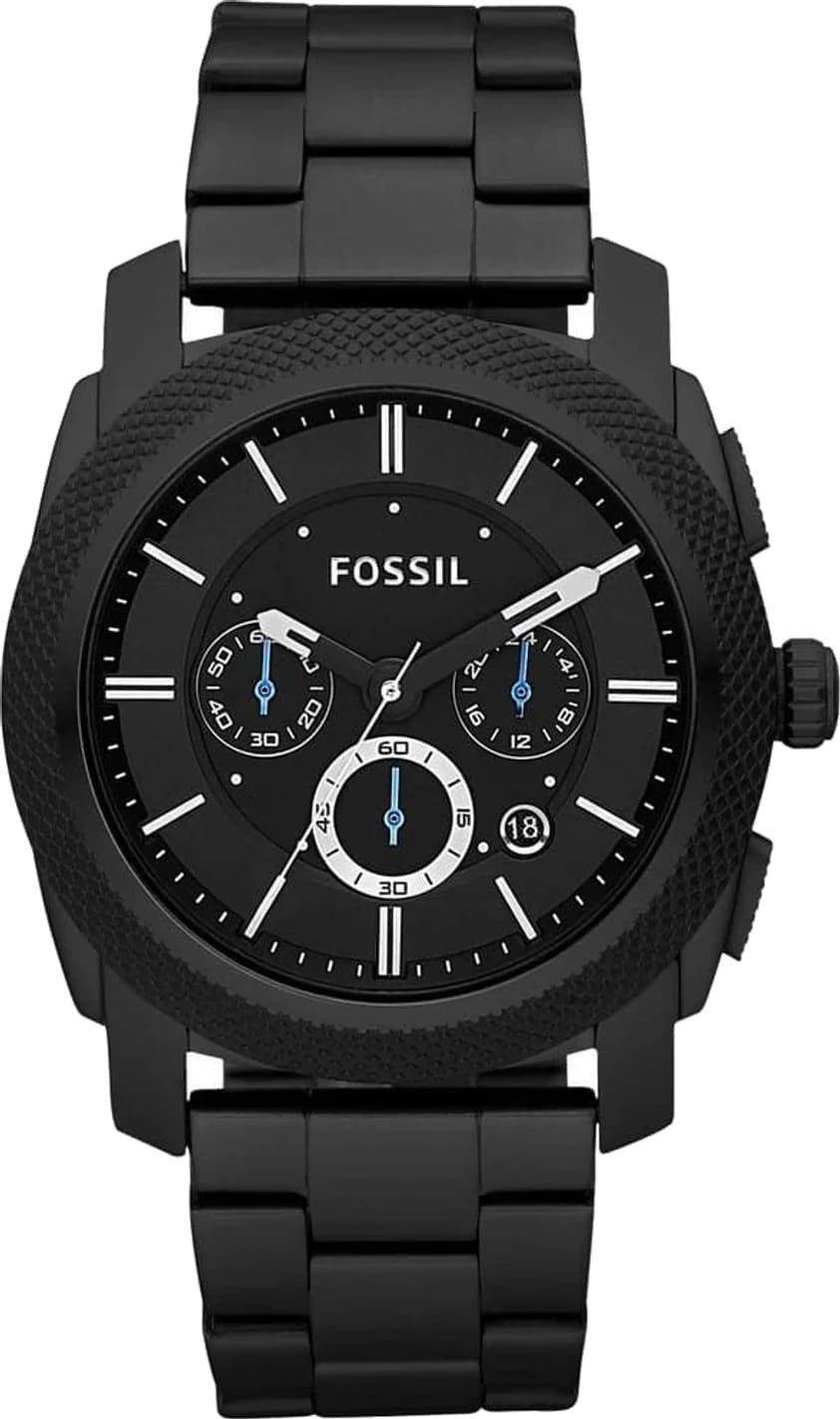 Montre Fossil FS4552 homme cadran noir bracelet acier