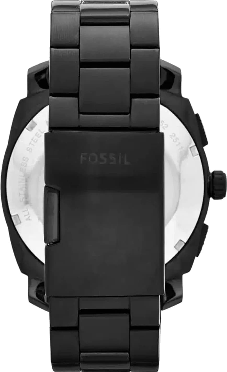 Montre Fossil FS4552 homme détail cadran noir