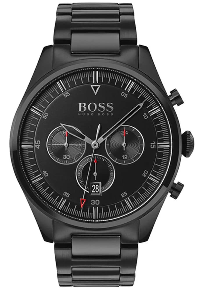 Montre Hugo Boss 1513714 homme cadran noir bracelet acier