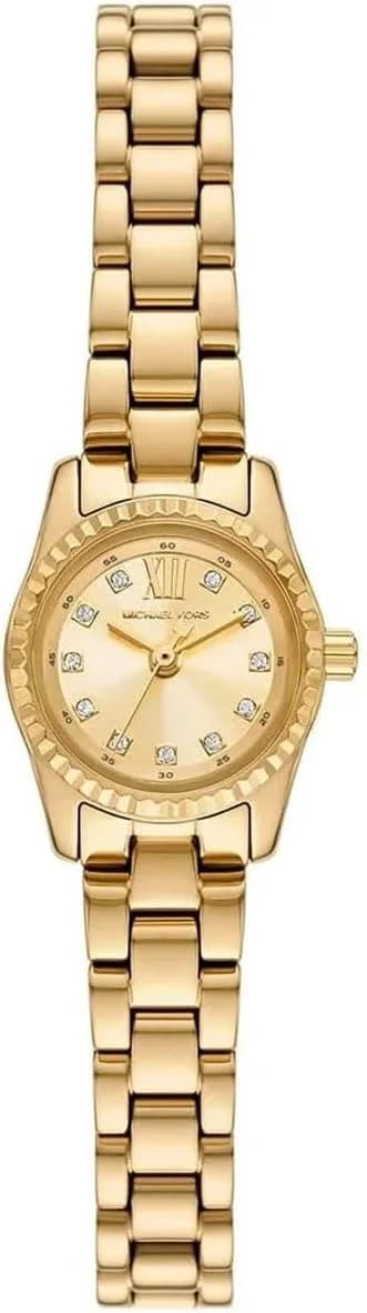 Michael Kors MK4862 montre femme, cadran or, bracelet acier