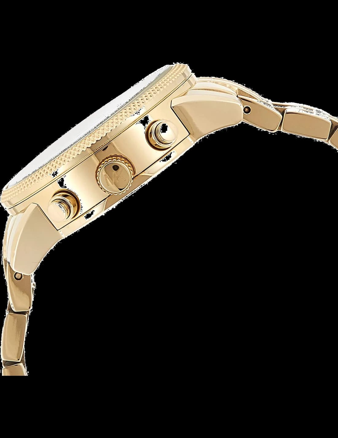 Gros plan sur le cadran or de la Michael Kors MK5676