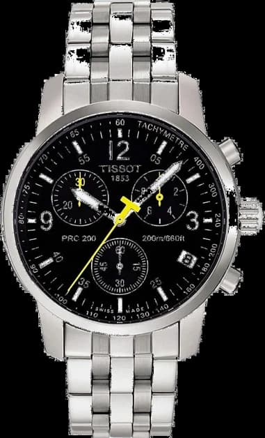 Montre Homme Tissot T-Sport PRC 200 T17158652 Bracelet En Acier Fond Noir
