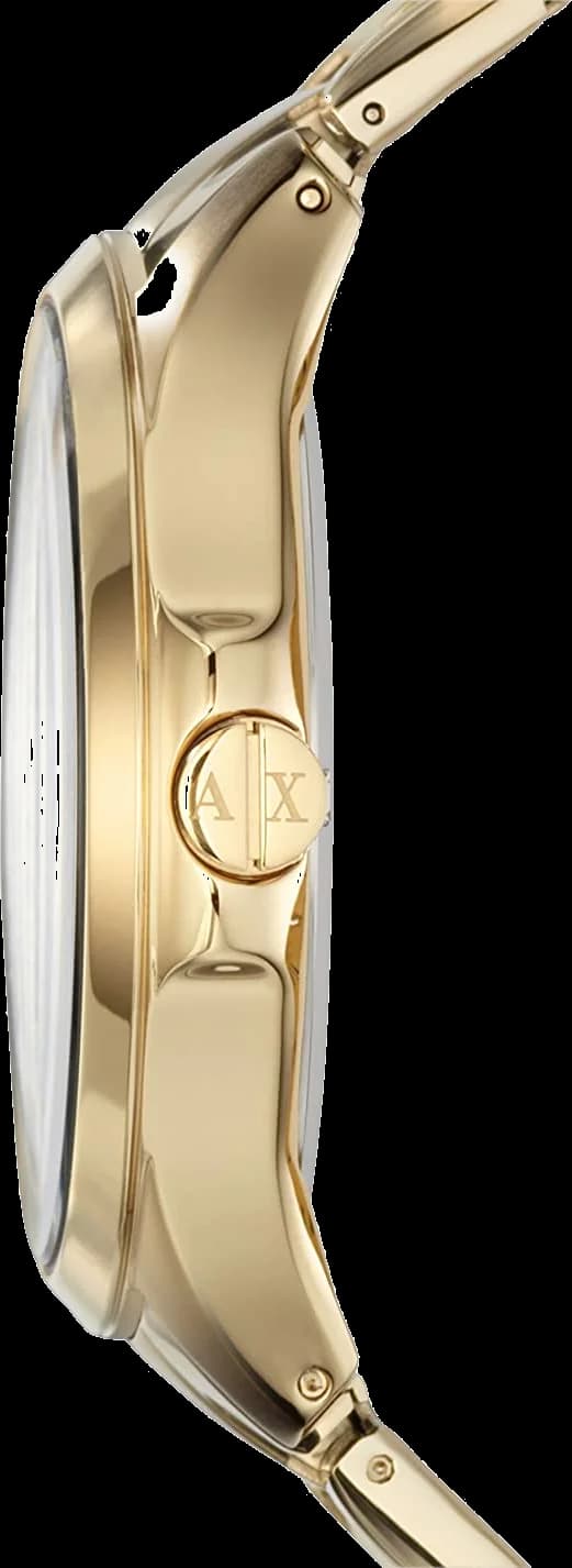 Montre Armani Exchange Smart Chrono AX2122 en acier doré vue 2