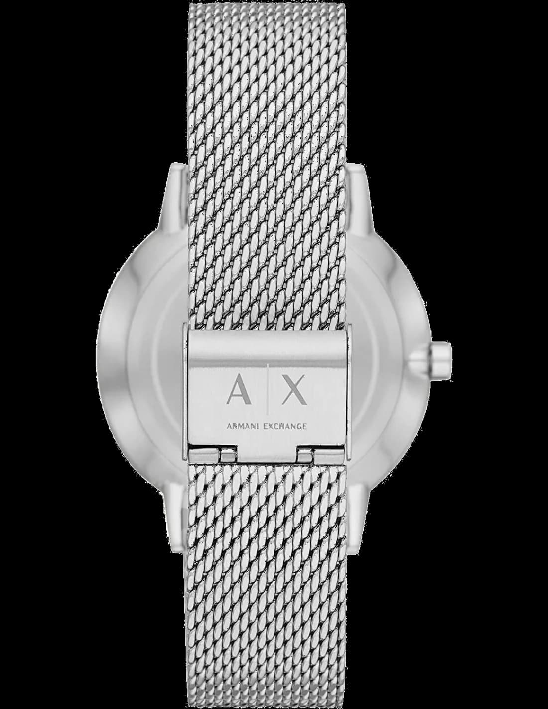 Montre Armani Exchange AX2714 en Acier Poli et Maille Milanaise vue 3