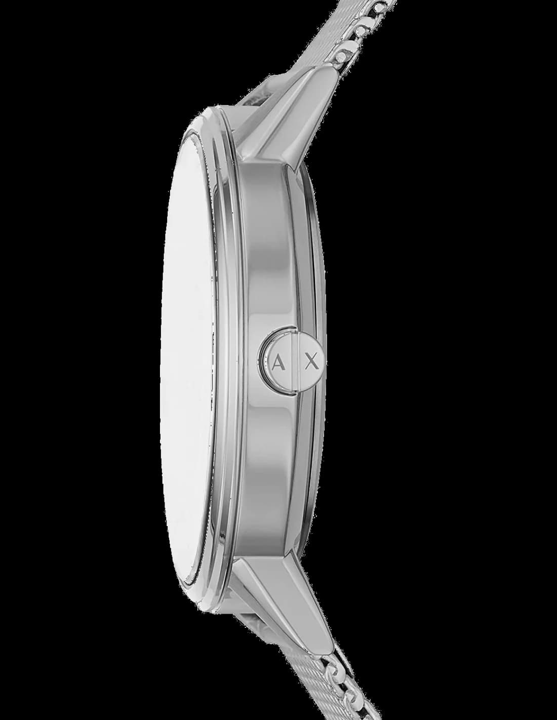 Montre Armani Exchange AX2714 en Acier Poli et Maille Milanaise vue 4