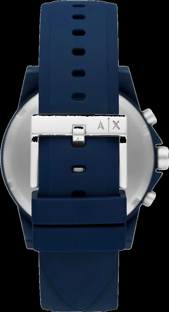 Montre Homme Armani Exchange AX7128 Bracelet Silicone Bleu vue 2