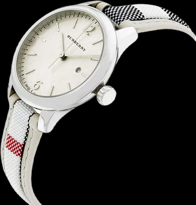 Burberry BU10113 Classic Round Leather Women's Watch vue 2