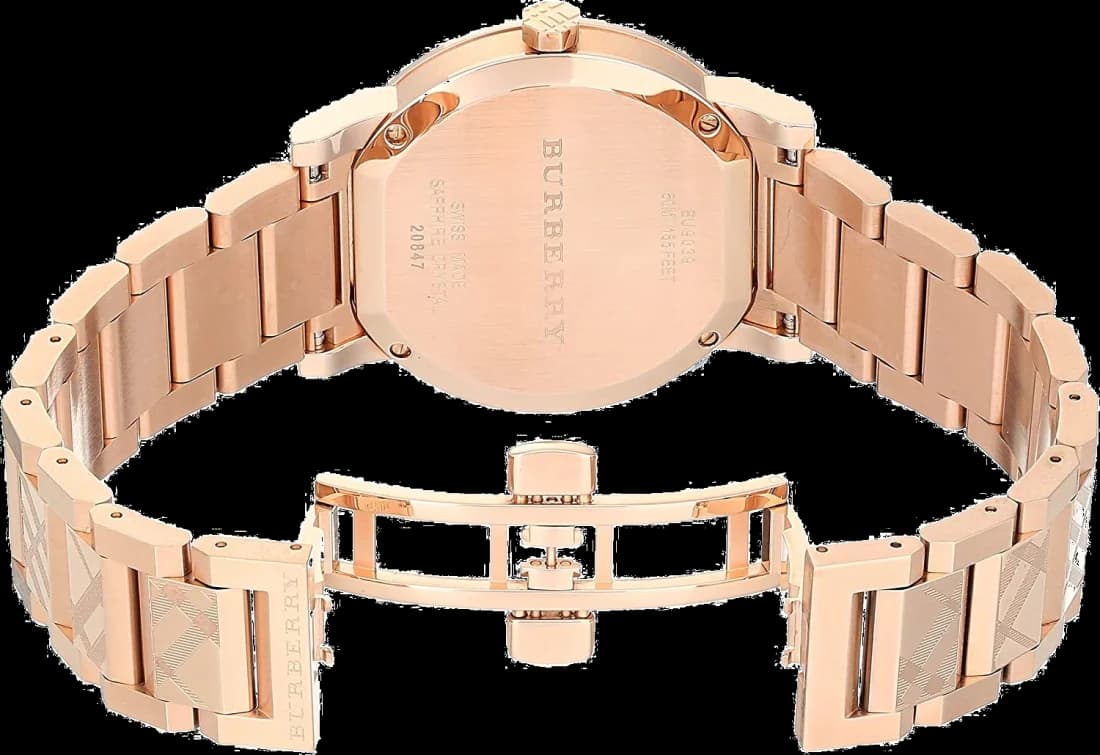 Montre Burberry BU9039 en Acier Inoxydable Or Rose 38 mm vue 2