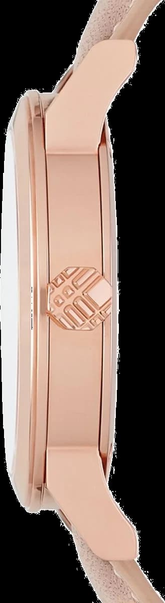 Burberry City BU9109 Stainless Steel and Beige Leather Watch with Tartan Pattern Women's Watch vue 2