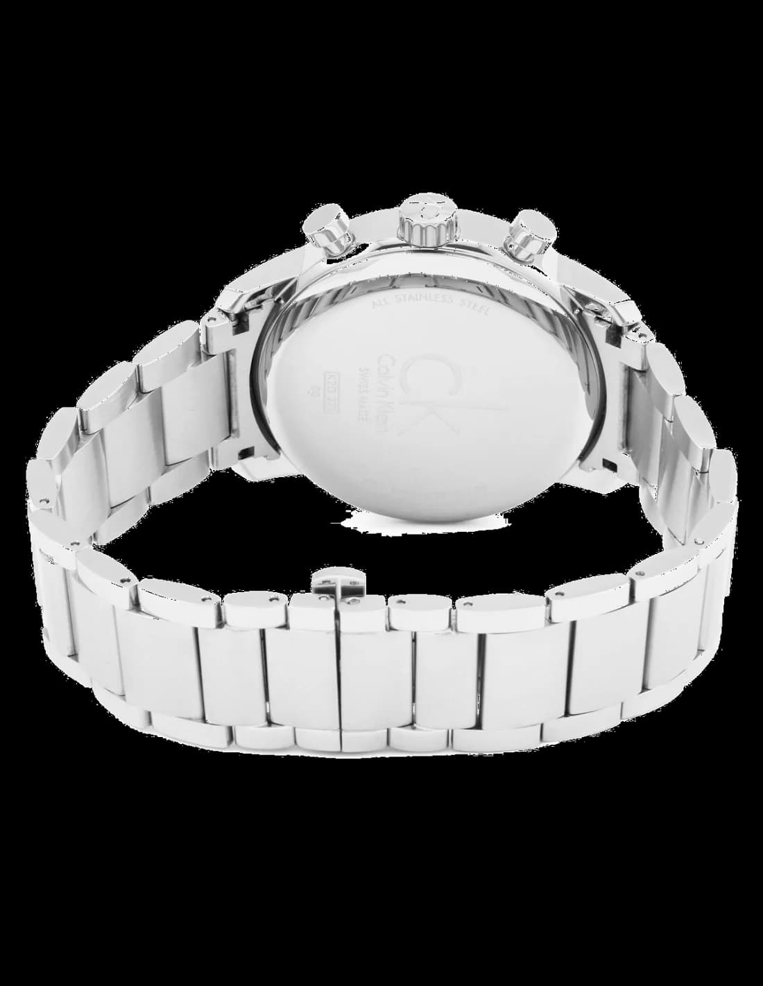 Montre Homme Calvin Klein K2G27141 City en Acier Inoxydable et Cadran Noir vue 2