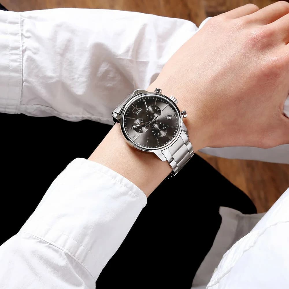 Montre Calvin Klein K2G27143 Chronographe Sport en Acier Inoxydable vue 3