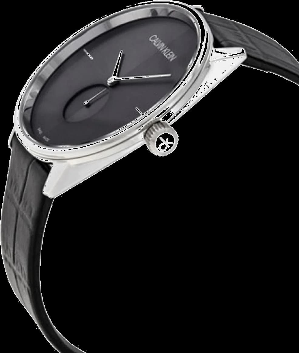 Montre Homme Calvin Klein K2Y211C3 Bracelet Cuir Noir vue 2