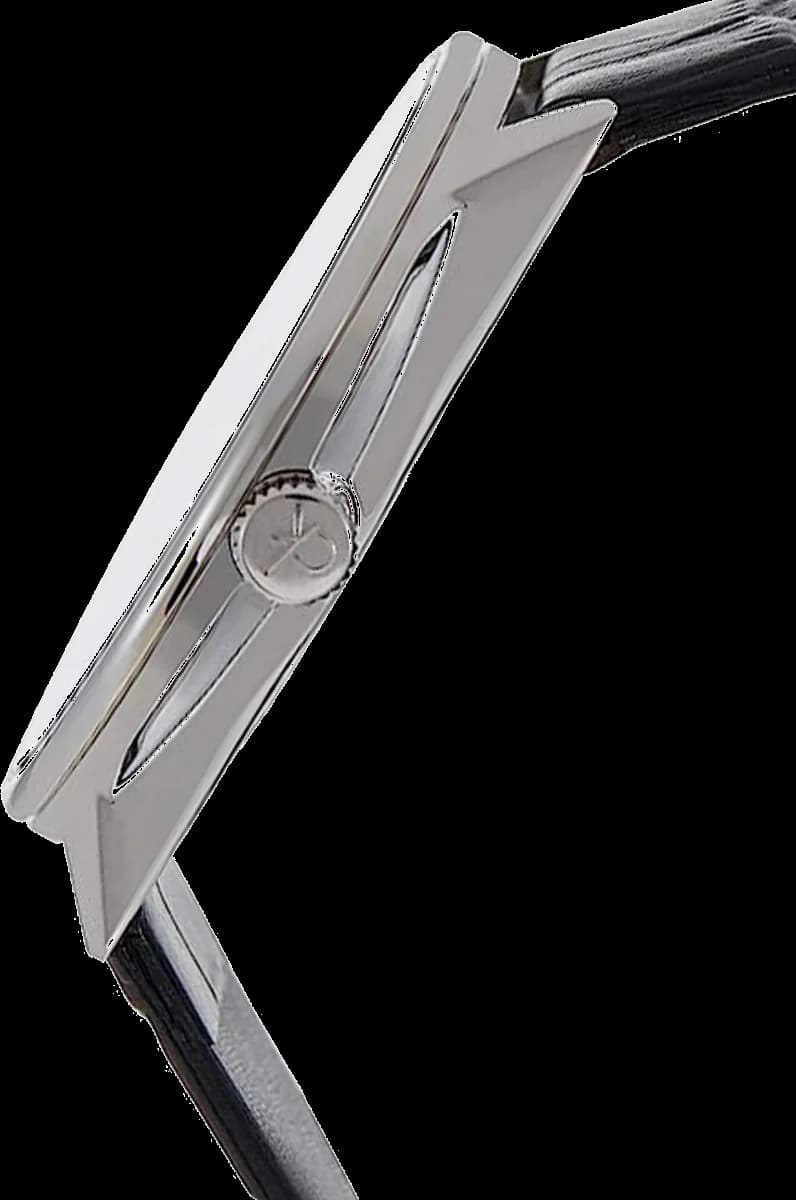 Montre Homme Calvin Klein K2Y2X1CU avec Bracelet en Cuir Noir vue 2