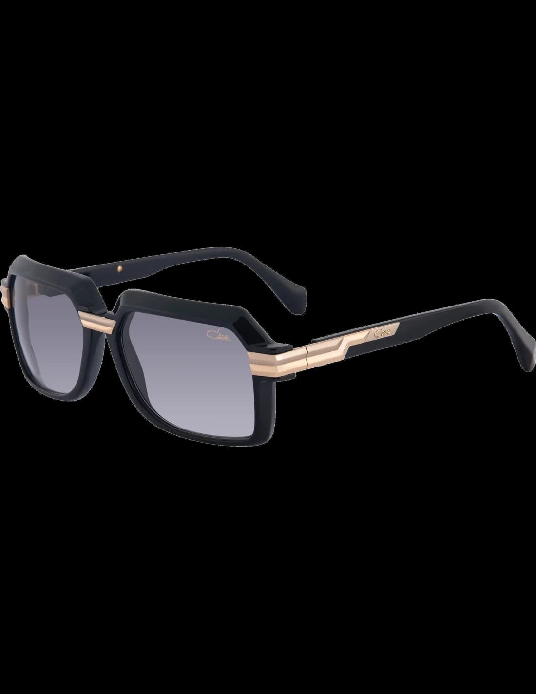 Lunettes de soleil Cazal Legends 8043 001 Rectangulaires noir et dorés