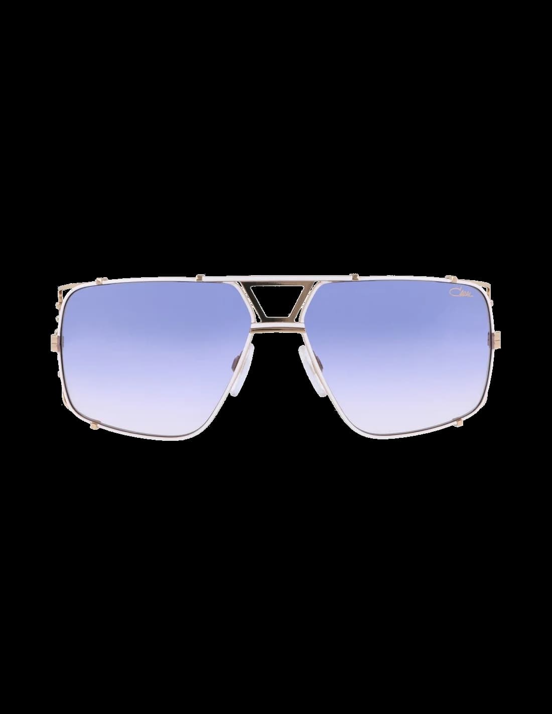 Lunettes de soleil Cazal Legends 9093 004 blanches/or vue 2