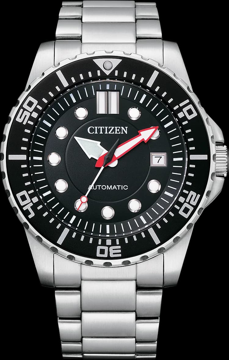 Citizen NJ0120-81E Automatic Sport Stainless Steel Black Dial Watch