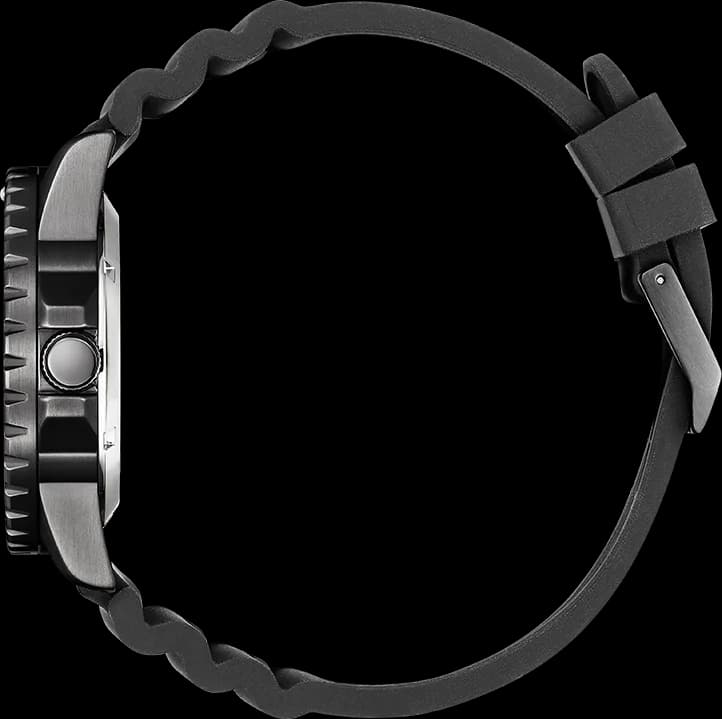 Citizen NJ0125-11E Automatic Sport Watch with Black Silicone Strap vue 3