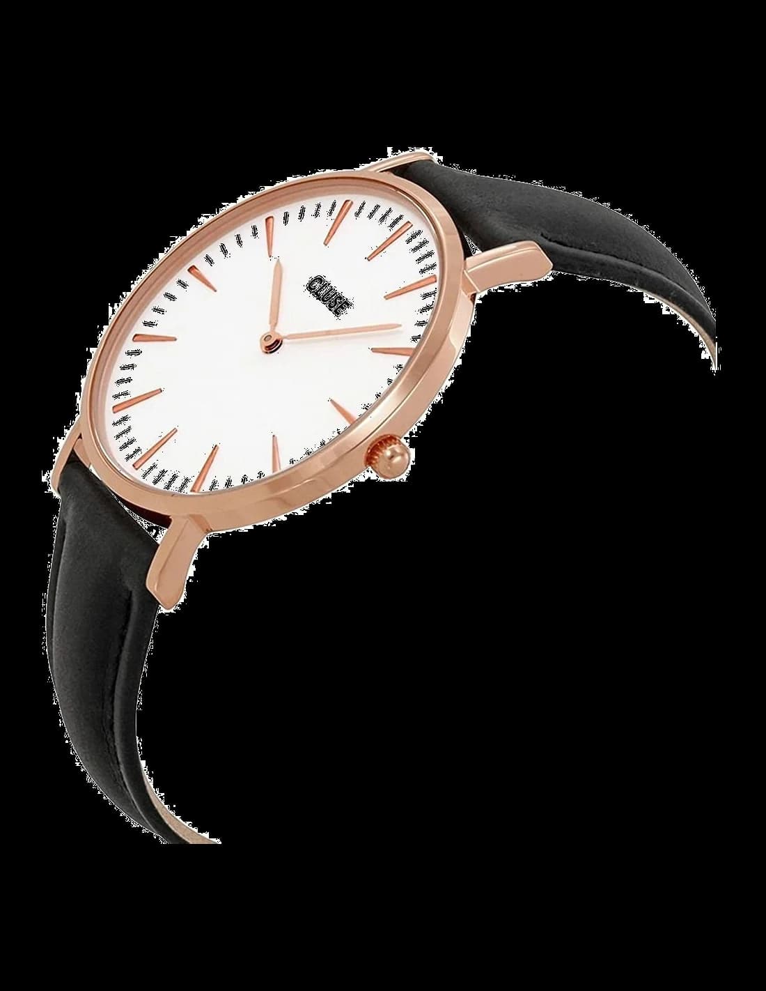 Montre Cluse La Bohème CL18008 Noir bracelet en cuir noir vue 2