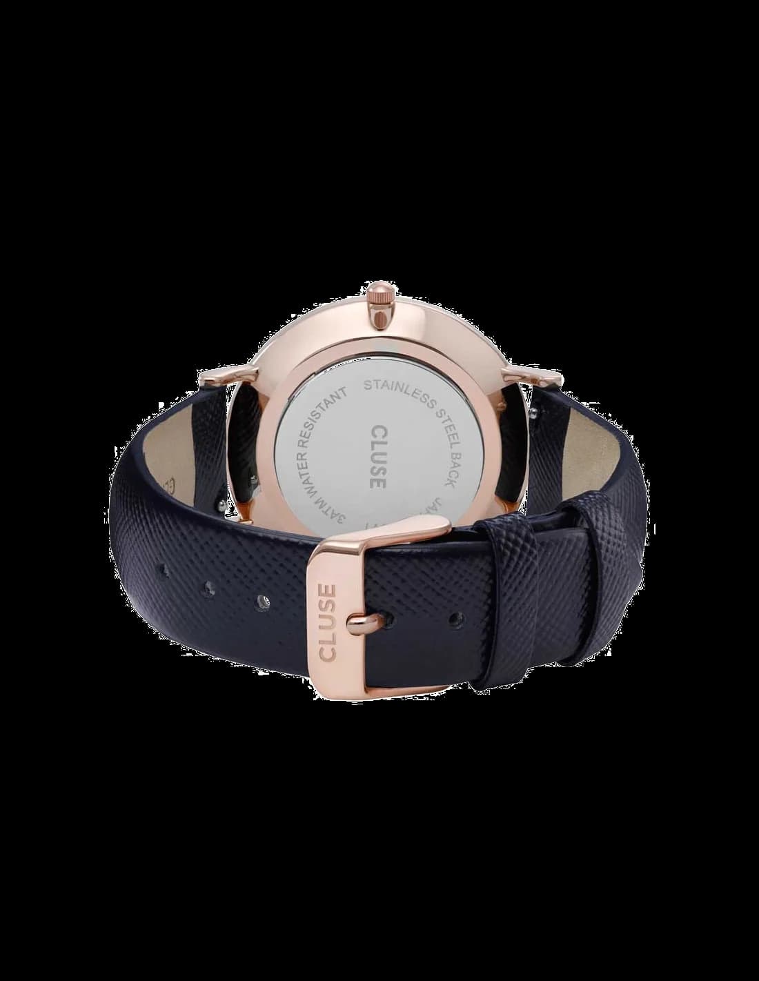 Montre Cluse La Bohème CL18029 Bracelet en cuir noir vue 2