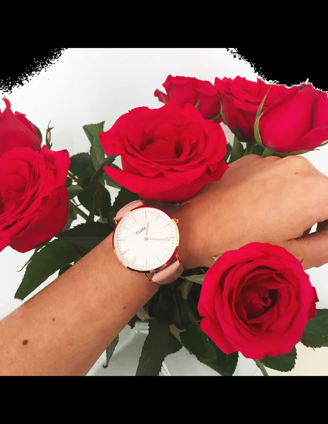 Montre Cluse La Bohème CL18014 Rose Gold White/Pink vue 3