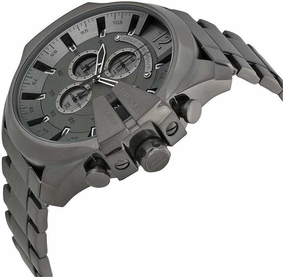 Montre Diesel Mega Chief DZ4282 Chronographe anthracite rond XL vue 2