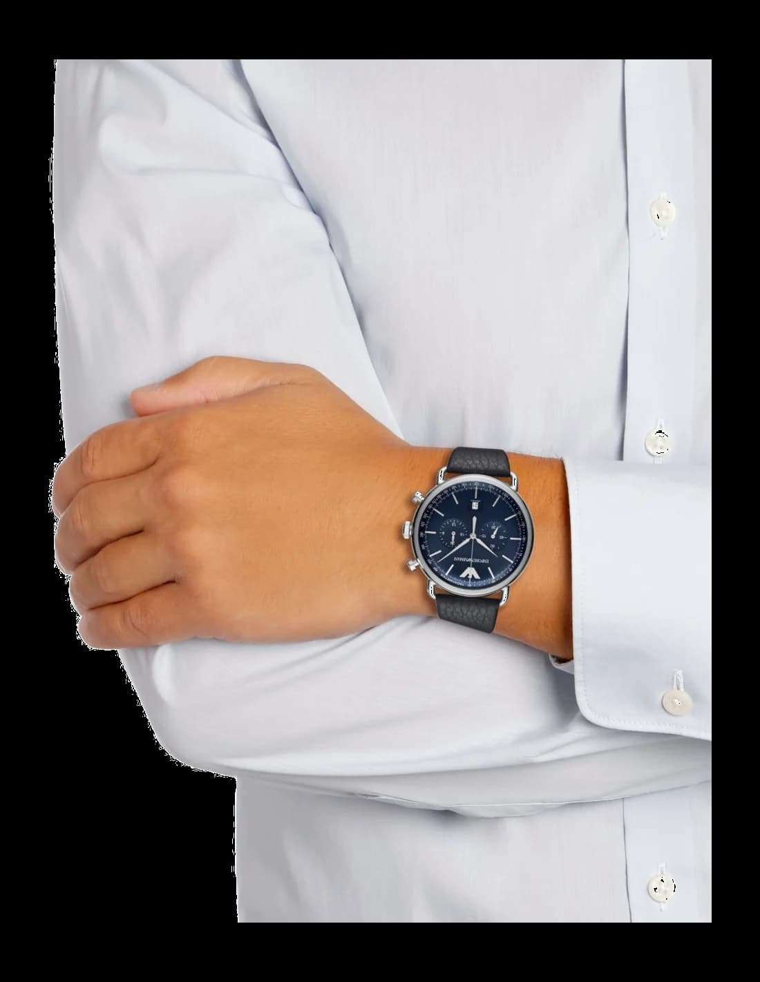 Emporio Armani Aviator AR11105 Chronograph Men's Watch vue 4