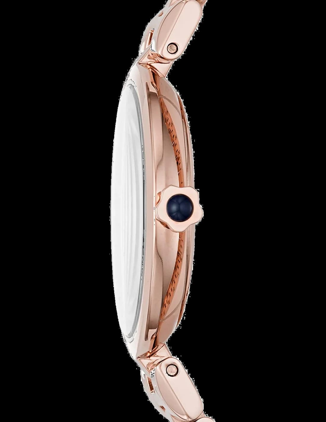 Montre Femme Emporio Armani Arianna AR11220 avec cadran en nacre et bracelet cuir vue 2