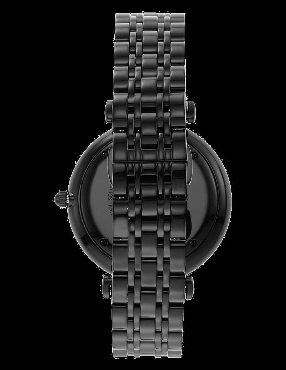 Emporio Armani AR11299 Gianni T-Bar Black IP Steel Small Seconds Watch vue 3