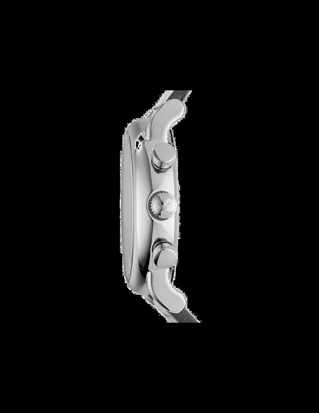 Montre Homme Emporio Armani Classic AR1735 bracelet cuir perforé vue 3