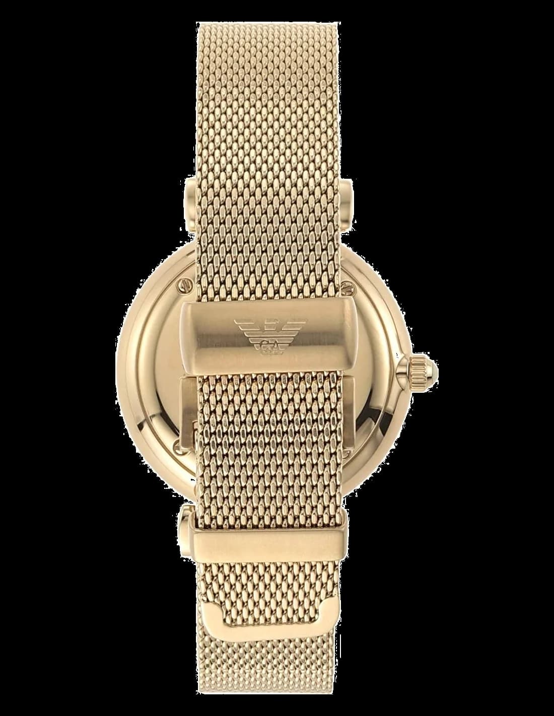 Montre Emporio Armani AR1957 Maille Milanaise Dorée vue 3