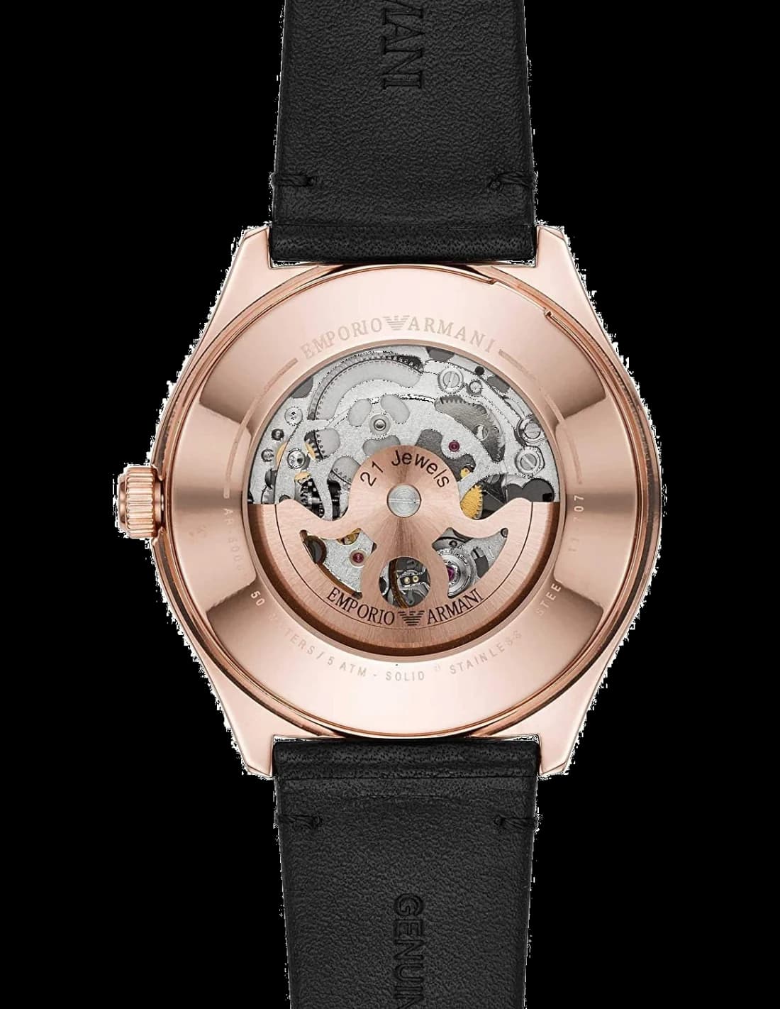 Emporio Armani Meccanico AR60004 Skeleton Men's Watch vue 2