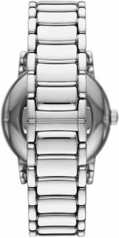 Emporio Armani AR60036 Automatic Blue Dial Leather Strap Watch vue 3