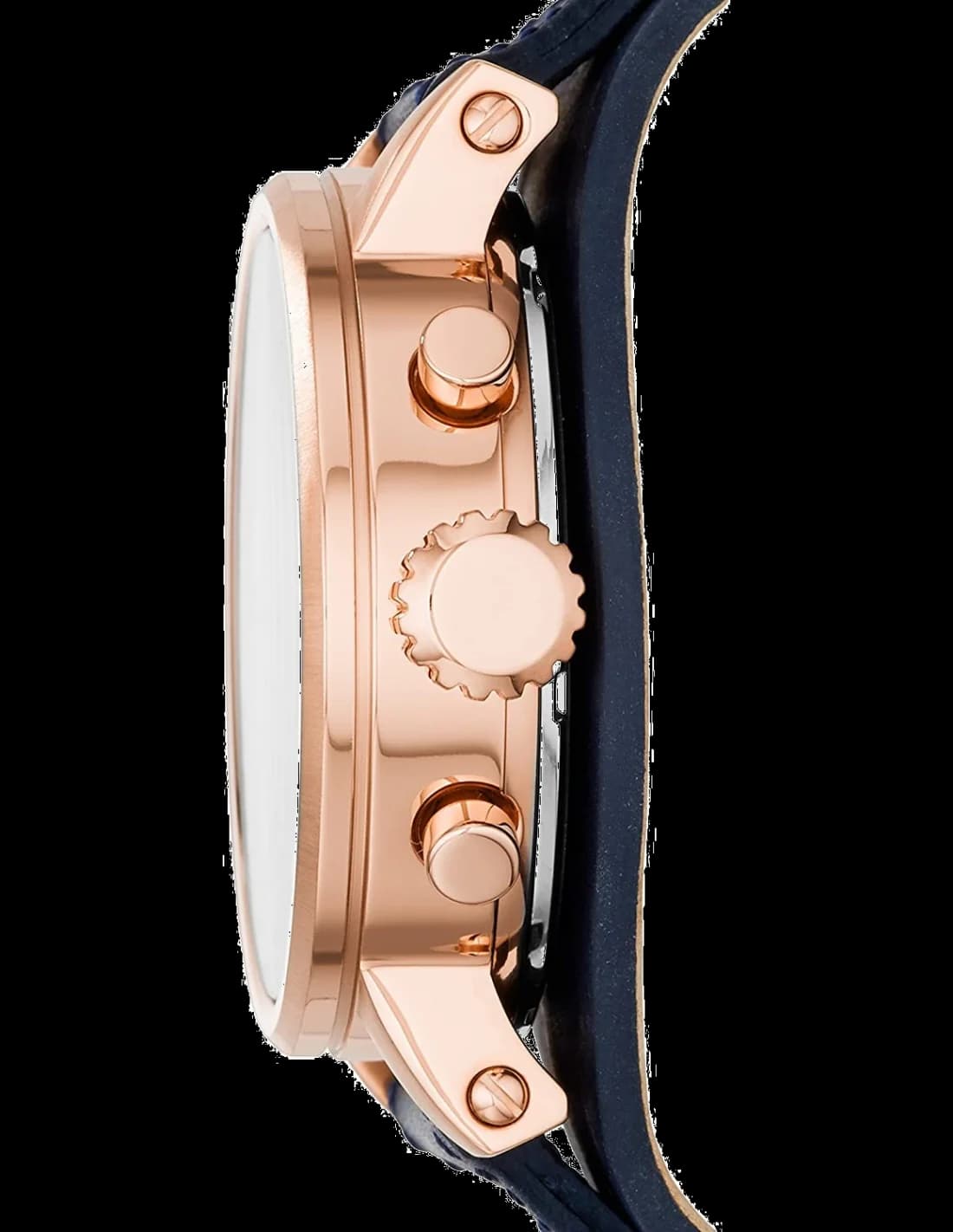 Fossil Original Boyfriend ES3838 Blue Leather Strap Women's Watch vue 2