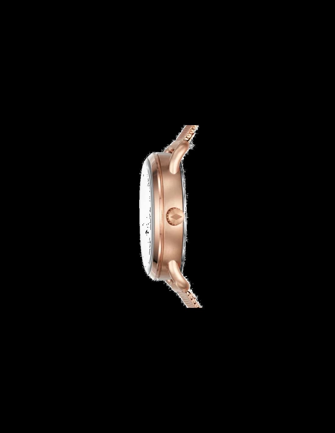 Fossil ES4333 Rose Gold Polished Link Women's Watch vue 2