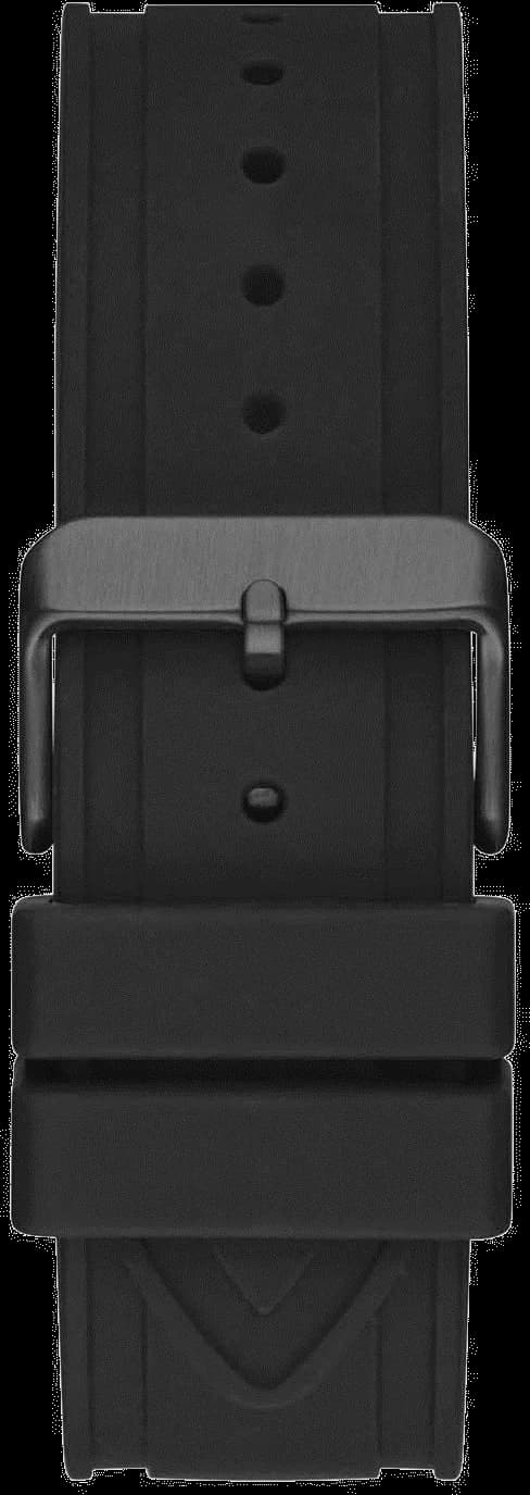 Montre Homme Guess Multifonction GW0263G4 Cadran noir Bracelet en silicone noir vue 3