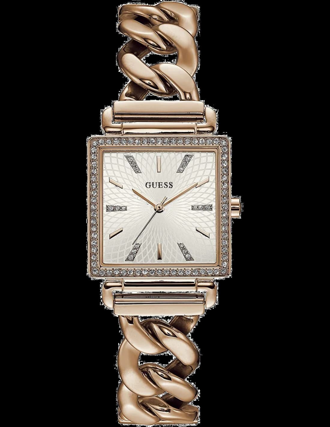 Guess Vanity Diamonds W1030L4 Square Crystal Dial Women's Watch