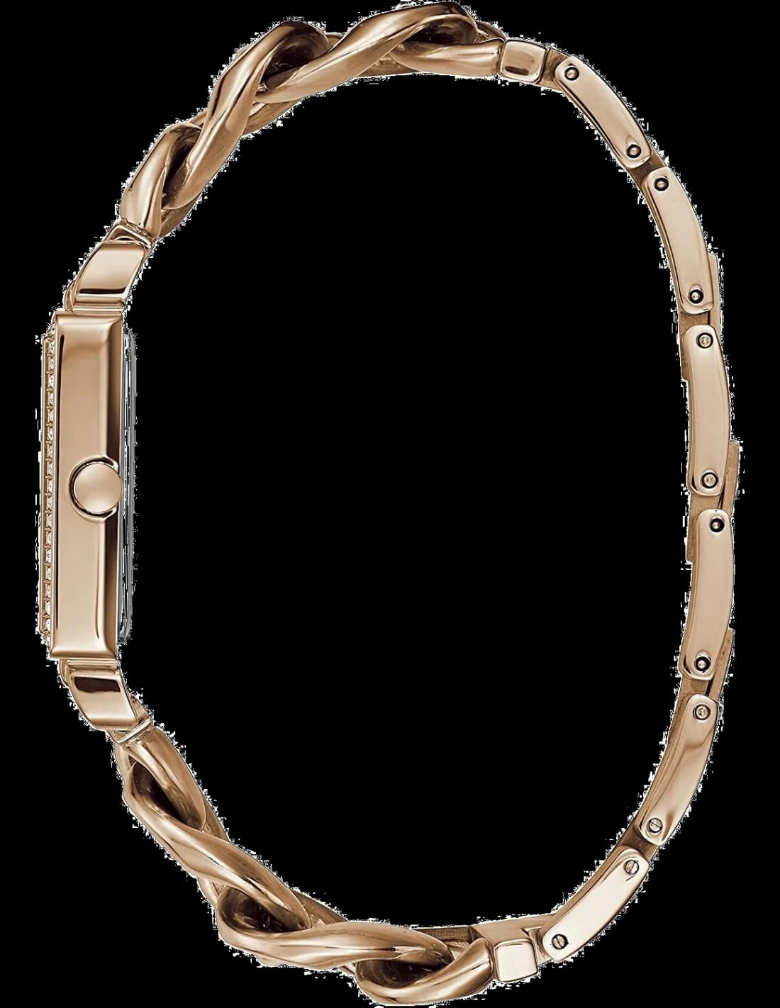 Guess Vanity Diamonds W1030L4 Square Crystal Dial Women's Watch vue 2