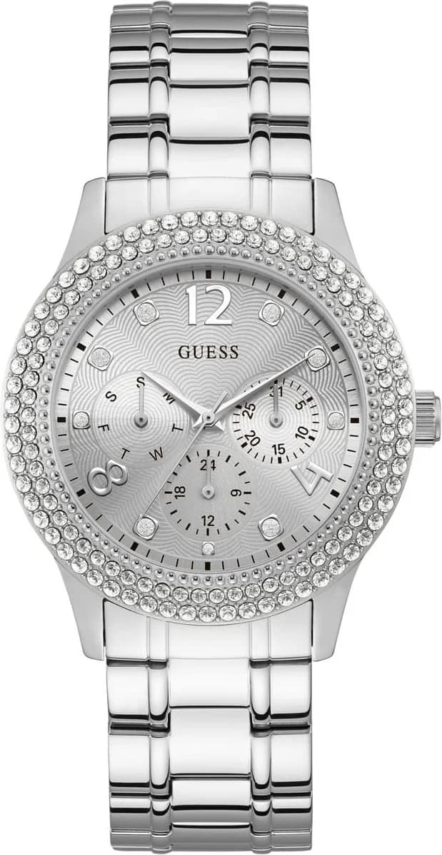 Women's Watch Guess W1097L1 Bedazzle in Stainless Steel