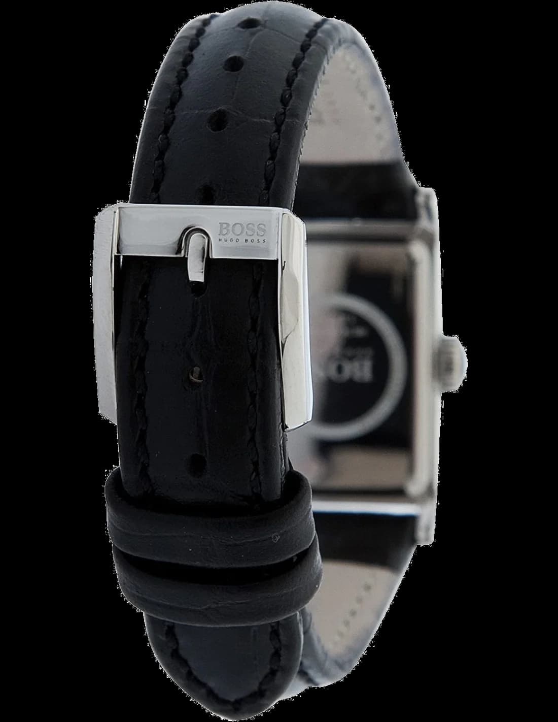 Hugo Boss 1502192 Fine Leather Strap and Elongated Case Women's Watch vue 2