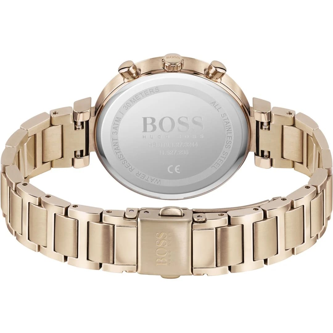 Hugo Boss 1502531 Rose Gold Steel and Champagne Dial Watch vue 7