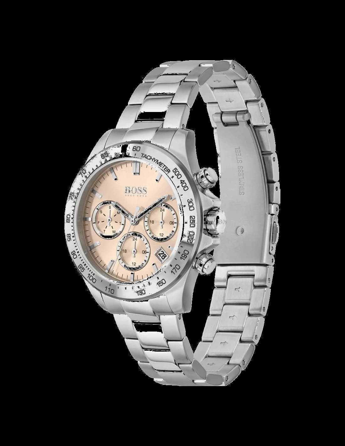 Hugo Boss 1502615 Sport Lux Rose Coral Stainless Steel Watch vue 2
