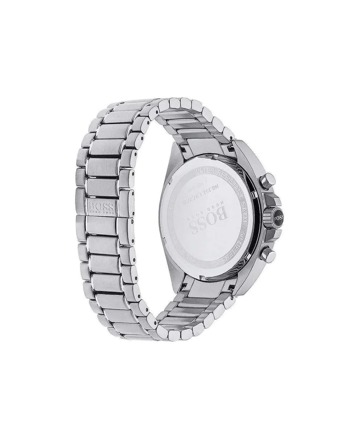 Montre Hugo Boss 1513080 en Acier Argenté avec Cadran Noir vue 3