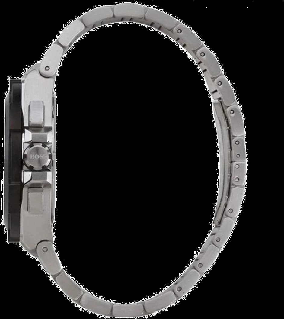 Montre Hugo Boss 1513359 en Acier Inoxydable Argenté et Cadran Noir vue 2