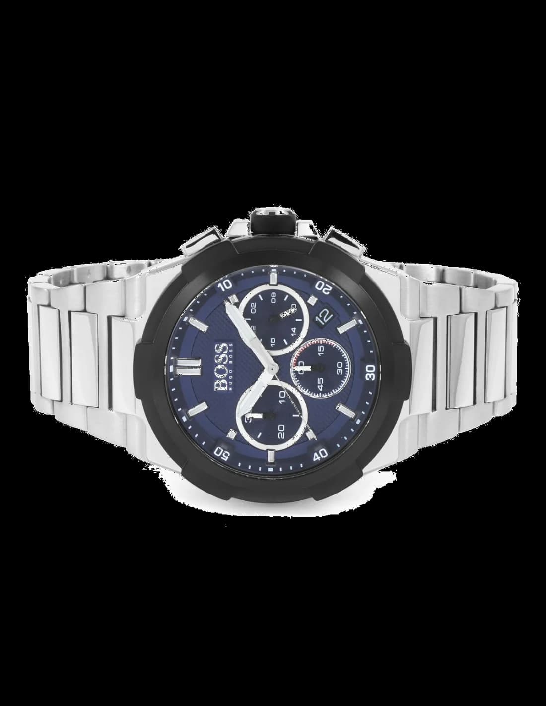 Montre Hugo Boss 1513360 Chronographe en Acier et Cadran Bleu vue 2