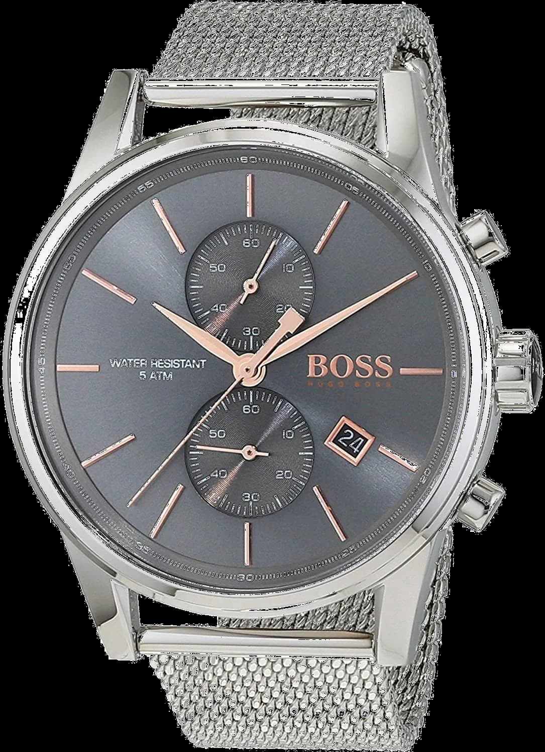 Hugo Boss 1513440 Anthracite Chronograph with Milanese Mesh Bracelet Men's Watch